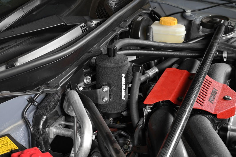 PERRIN 22-23 Toyota GR86 / 13-16 Scion FR-S / 13-23 Subaru BRZ Air Oil Separator - Black