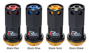 Project Kics 12X1.25 Black R40 Lug Nut - Single