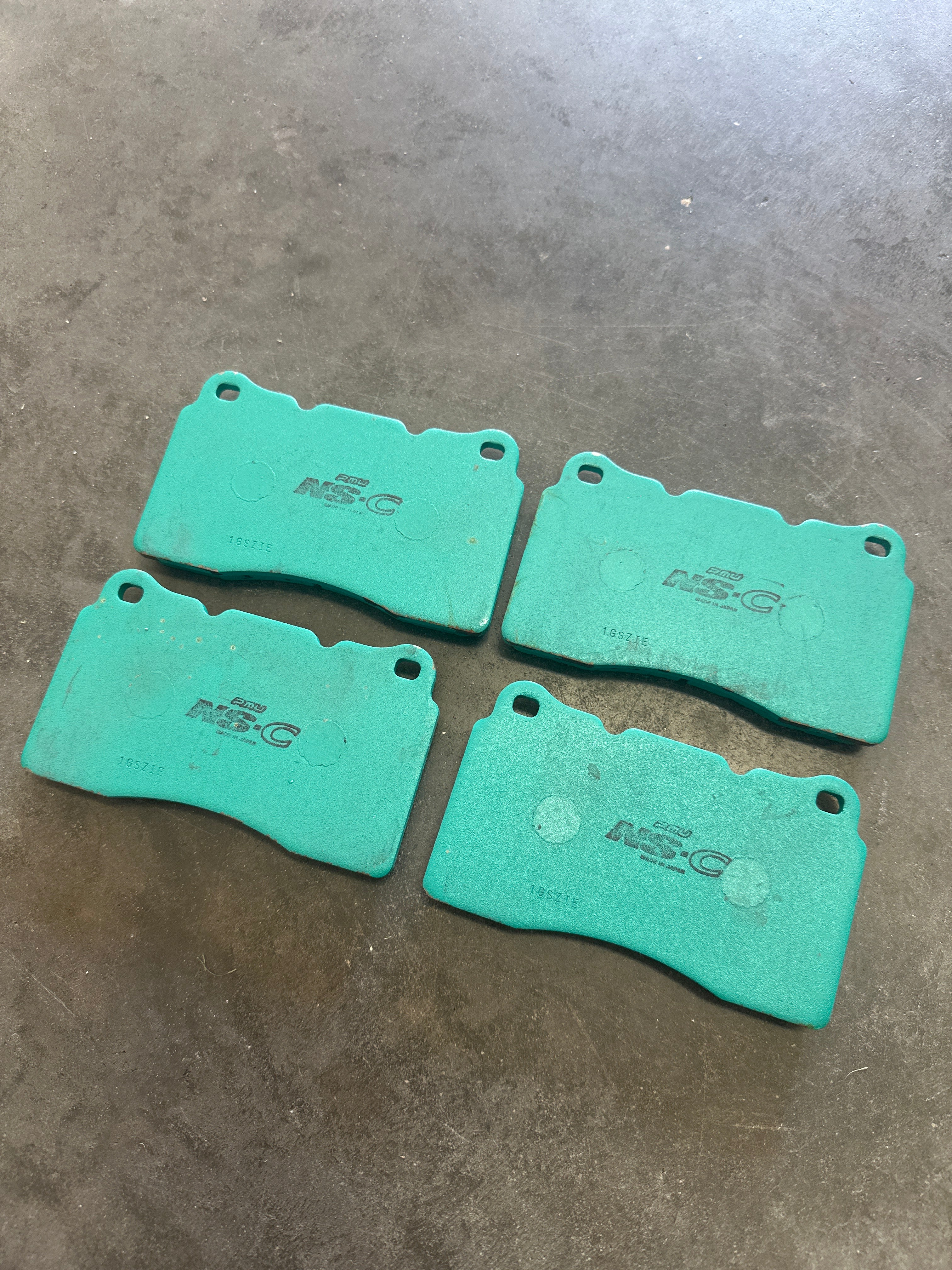 Project Mu Type NS Front Brake Pads for 17+ CIVIC TYPE R FK8, 04+ STI, & 03+ EVO | Open Box