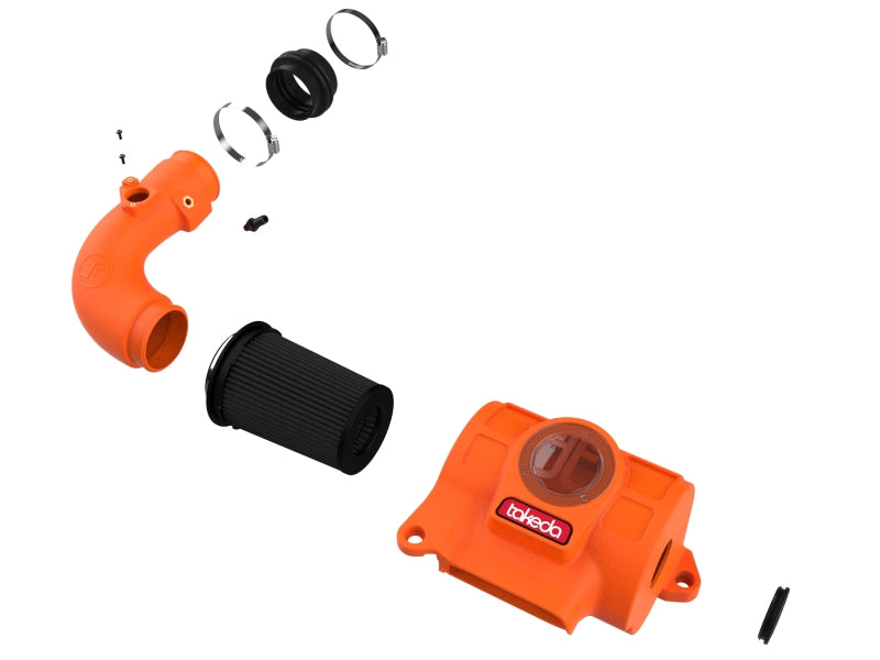 aFe 22-23 Toyota GR86 / Subaru BRZ Takeda Momentum Pro 5R Orange Edition Cold Air Intake System (56-70056KN)