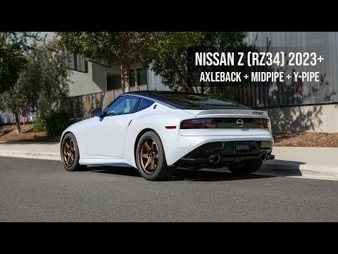 REMARK 2023+ Nissan Z Burnt Stainless Double Wall Tip Axle Back Exhaust (RO-TT35-D)