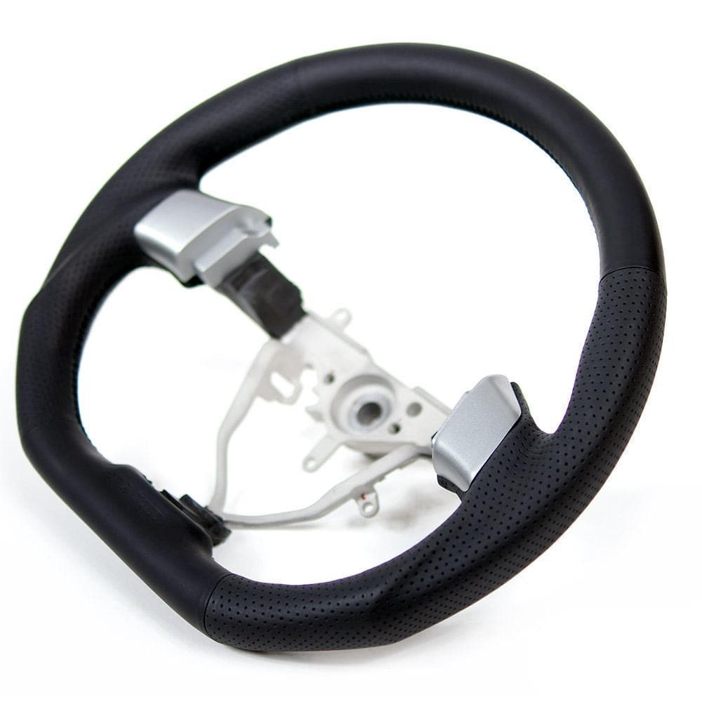 DAMD D-Shaped Black Stitch Steering Wheel - Older Generation Subaru